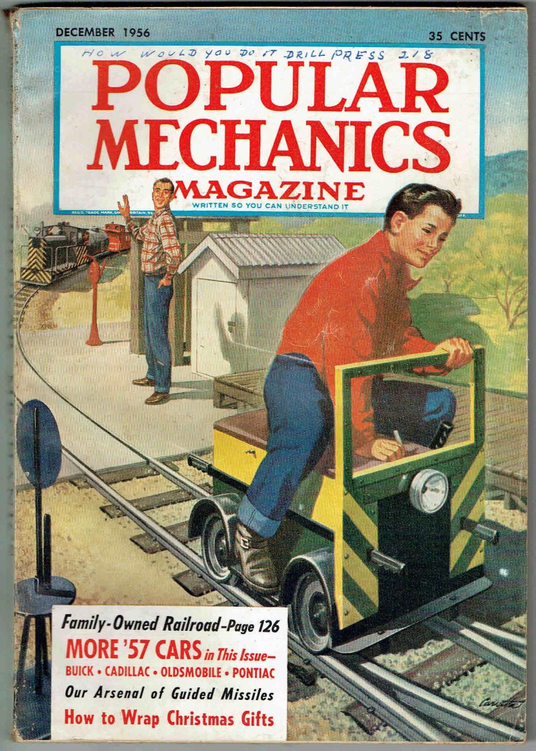 POPULAR MECHANICS MAGAZINE: DECEMBER 1956, POPULAR MECHANICS MAGAZINE: DECEMBER 1956,