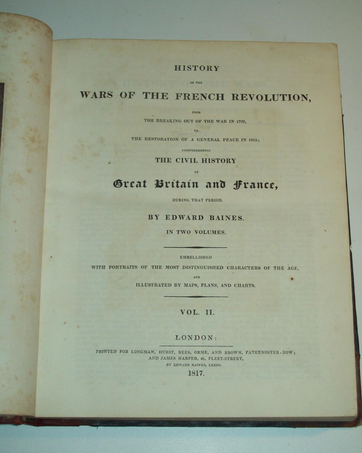 History of the Wars of the French Revolution from the breaking out of ...