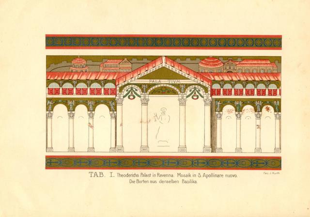 Die Wandmosaiken Von Ravenna Mit Vier Farbigen Und Vierzig Schwarzen Tafeln Von Kurth Julius Discrete Copertina Rigida 1912 Studio Bibliografico Pera S A S