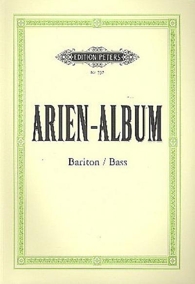 Arien-Album - Berühmte Arien für Bariton und Bass - Alfred Dörffel