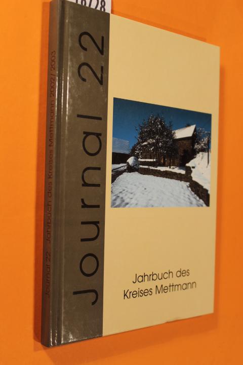 Journal 22: Jahrbuch des Kreises Mettmann 2002/2003 - Kreis Mettmann (Hg.)