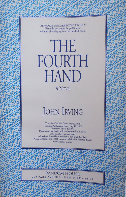 john irving the fourth hand review john irving the fourth hand review