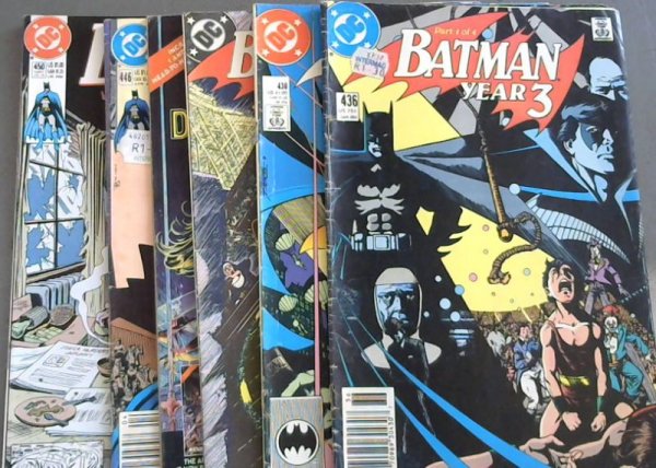 Batman 436 ; Batman 438 ; Batman 439 ; Batman 445 ; Batman 446 ; Batman 450  by Wolfman, Marv: Good Softcover (1989) | Chapter 1