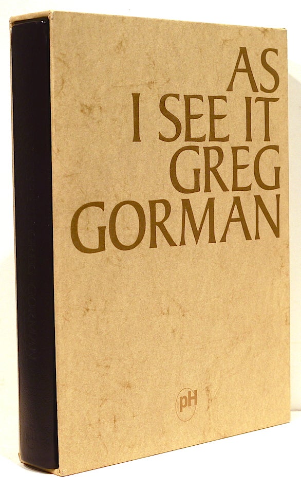 As I See It by Greg Gorman (Hardcover) Signed READ ALL | eBay