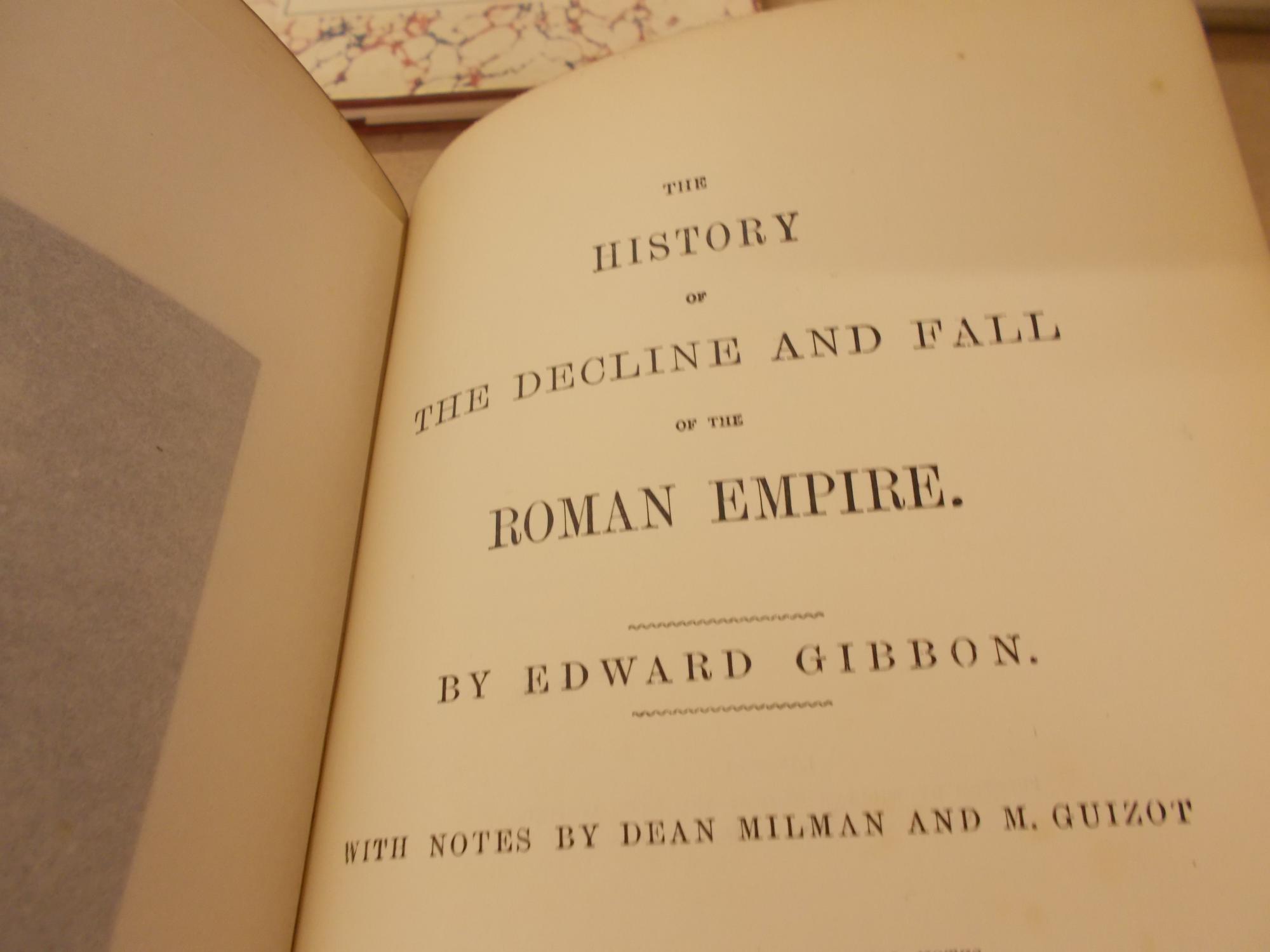 The HIstory of The Decline and Fall of the Roman Empire 8 volumes by