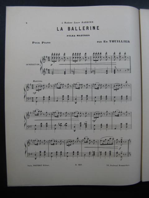 THUILLIER Ed. La Ballerine piano THUILLIER Ed. La Ballerine piano [ ]