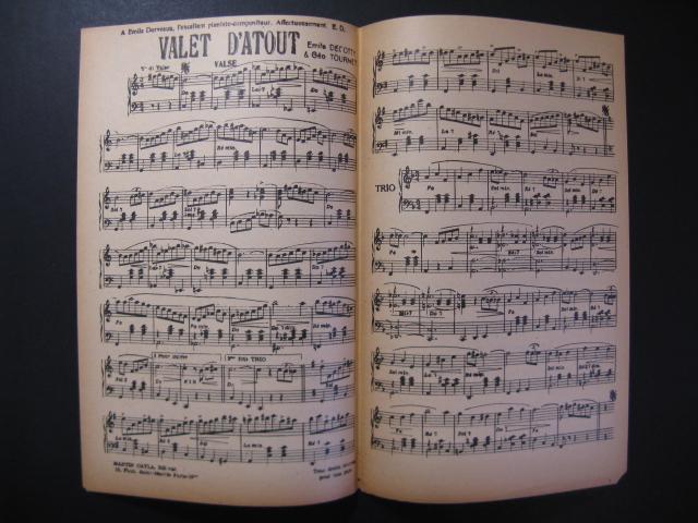 Valet d'Atout Gus Viseur Accordéon partition sheet music score 