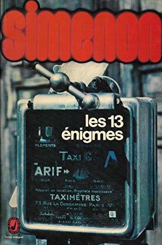 Les 13 enigmes - Simenon Georges