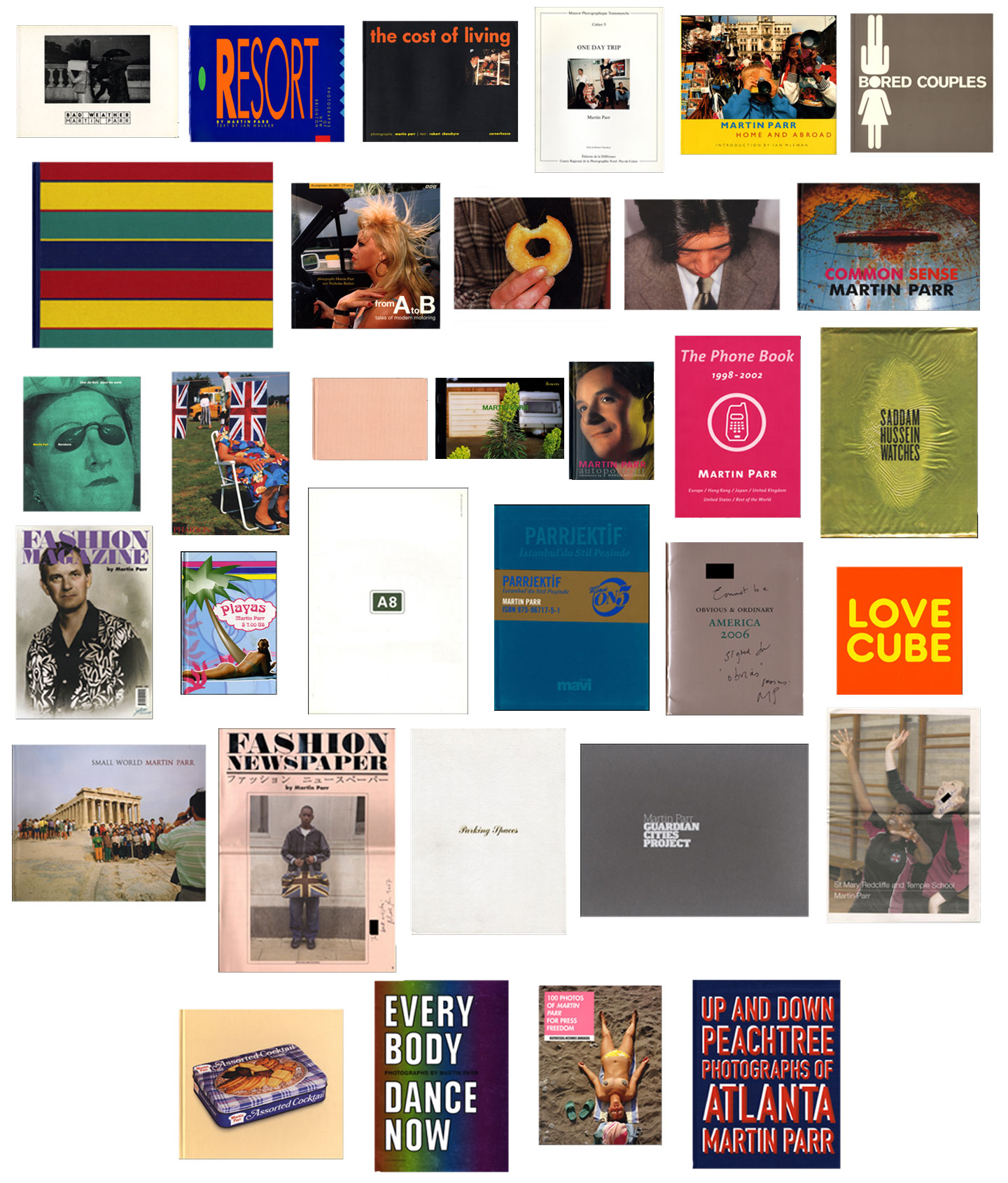Martin Parr: A Collection of 33 Books and Catalogues [All Titles SIGNED or SIGNED ASSOCIATION COPIES; Some Titles Limited Editions] - PARR, Martin
