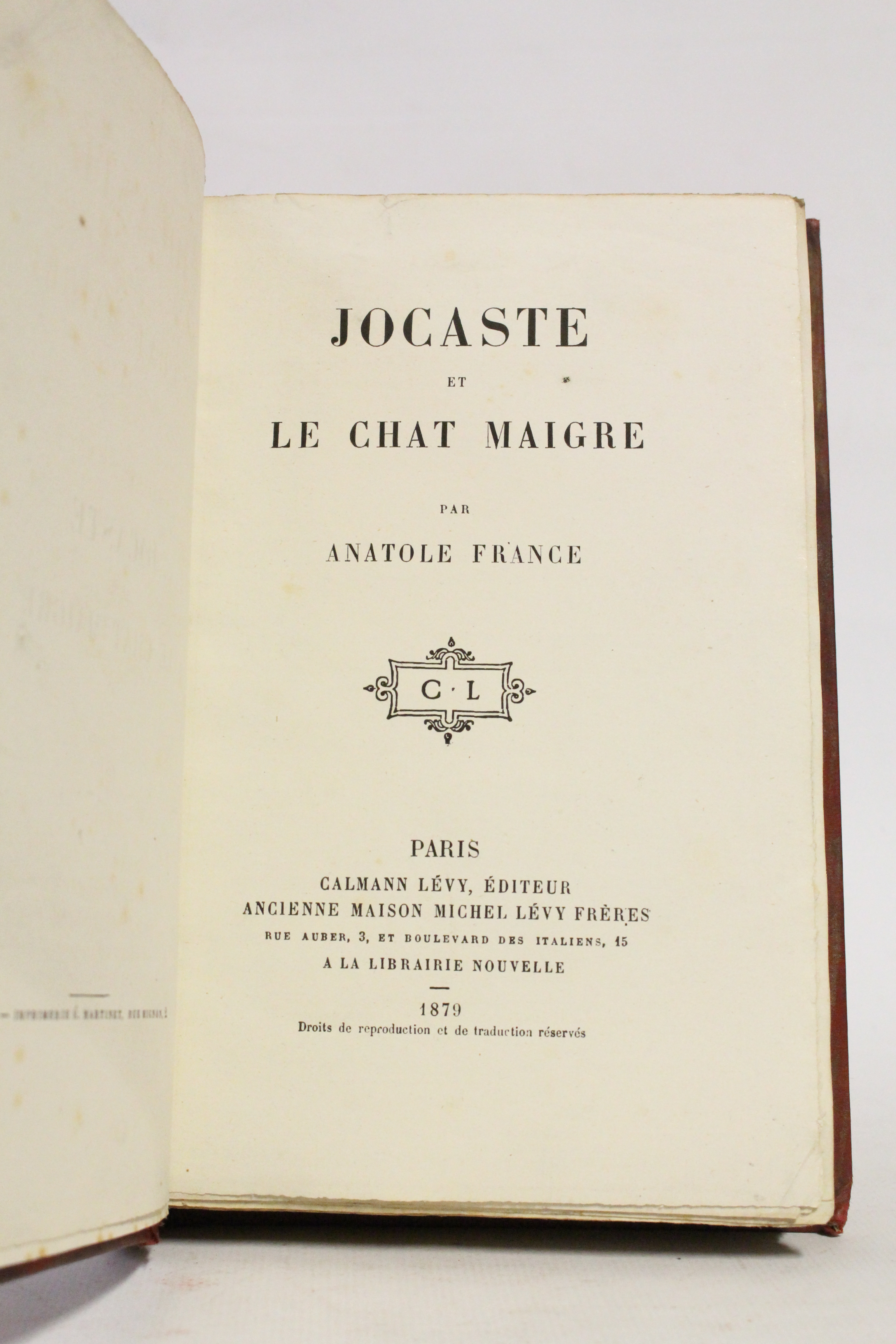 Anatole France Jocaste Et Le Chat Maigre First Edition Abebooks Anatole France Jocaste Et Le Chat Maigre First Edition Abebooks