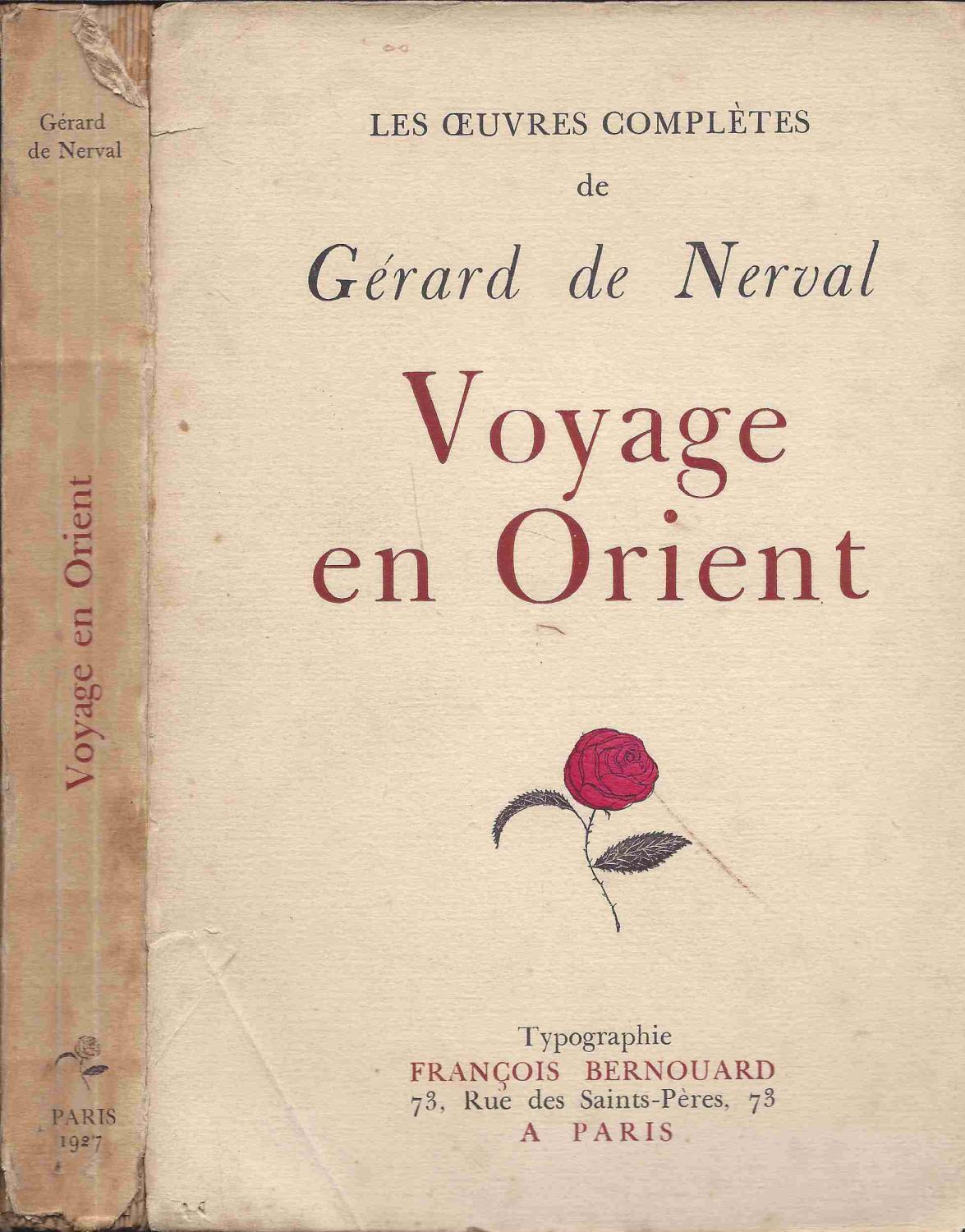 Voyage En Orient Tome 3 Von Nerval Gérard De Acceptable 1927 Libooks 