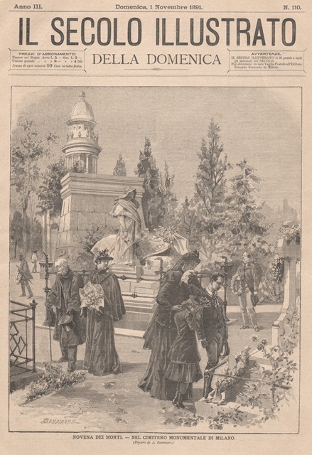 Novena dei morti Nel Cimitero Monumentale di Milano by Bonamore A