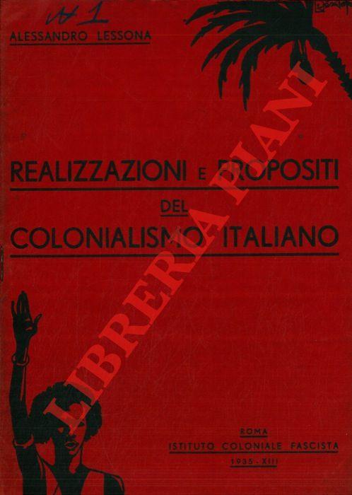ventennio fascista Autografo LESSONA Alessandro MINISTERO DELLE COLONIE 2 
