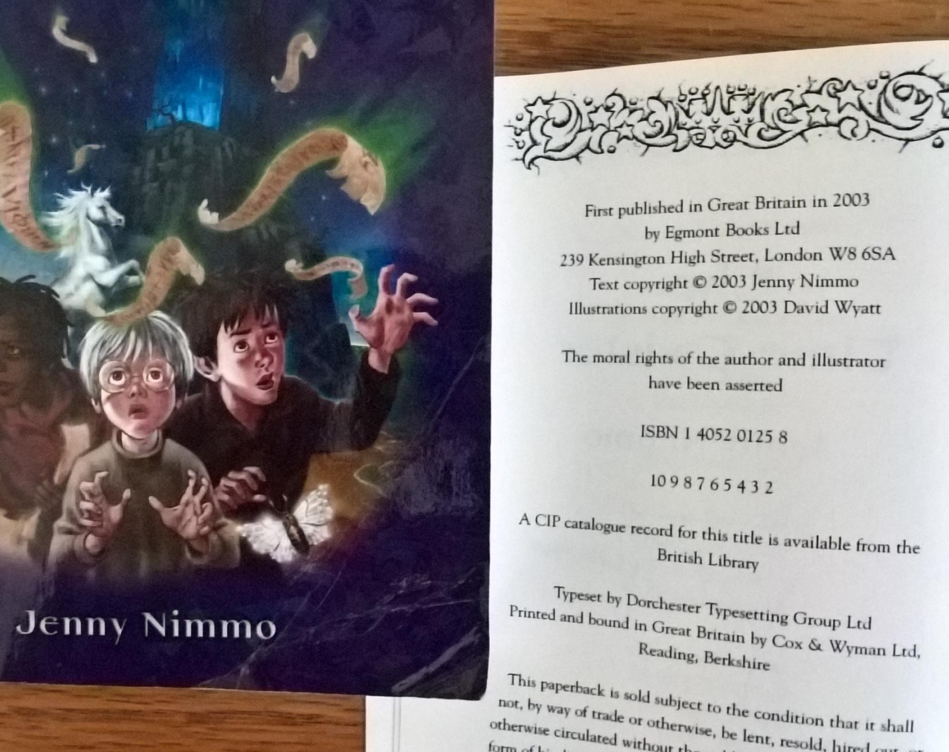Children Of The Red King Books I Iv Signed Proof Copies Midnight For Charlie Bone The Time Twister The Blue Boa The Castle Of Mirrors By Nimmo Jenny Very Good Soft Cover