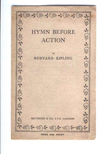 Hymn Before Action. by Kipling, Rudyard: F | Peter Keisogloff Rare ...