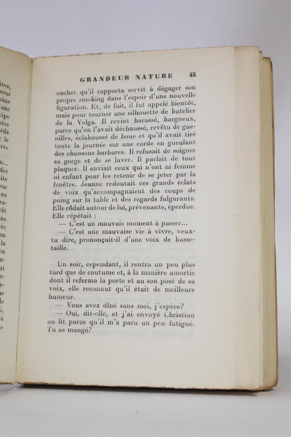 Grandeur nature by TROYAT Henri: couverture souple (1936) | Librairie ...