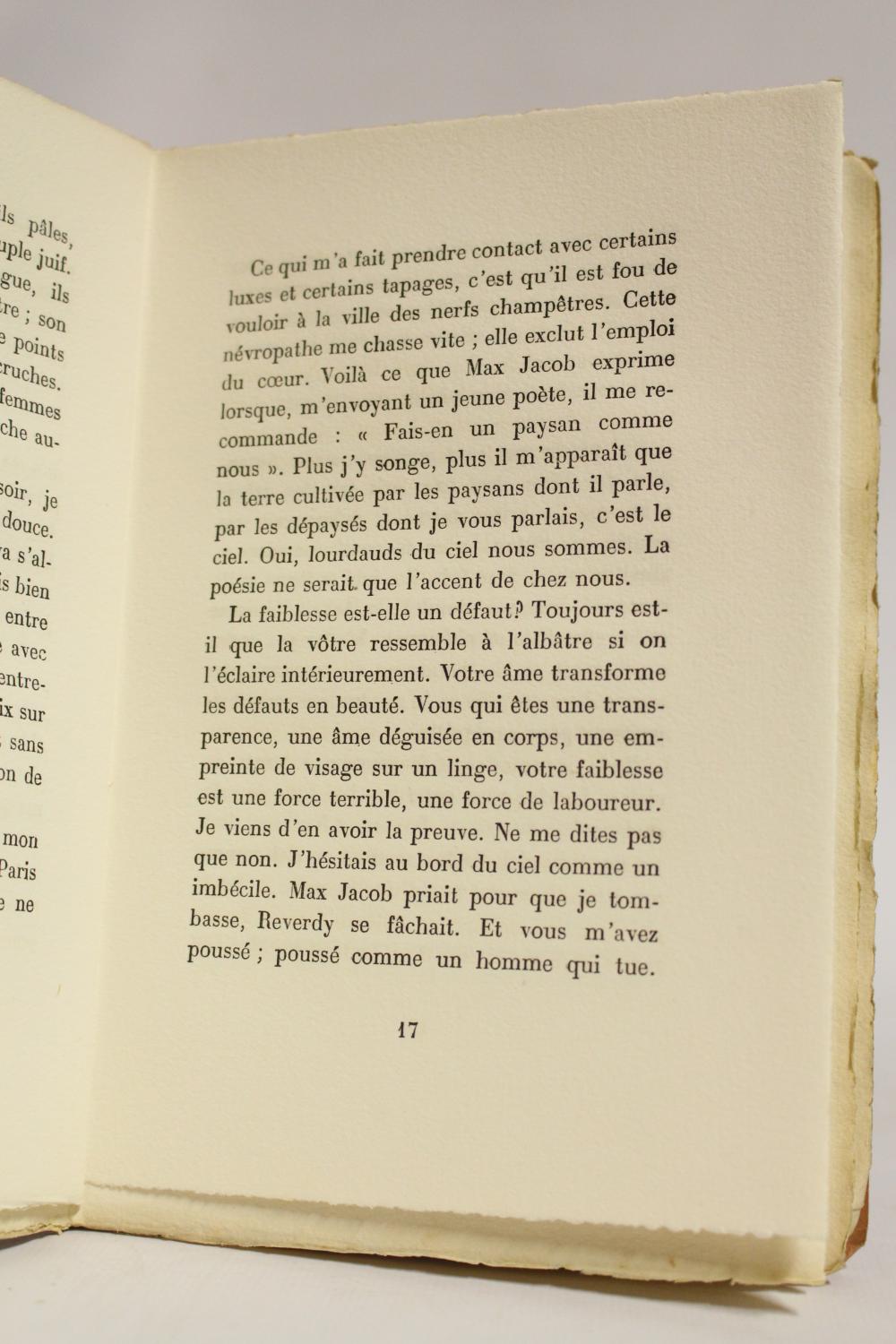 Lettre à Jacques Maritain. - Réponse à Jean Cocteau by COCTEAU Jean ...