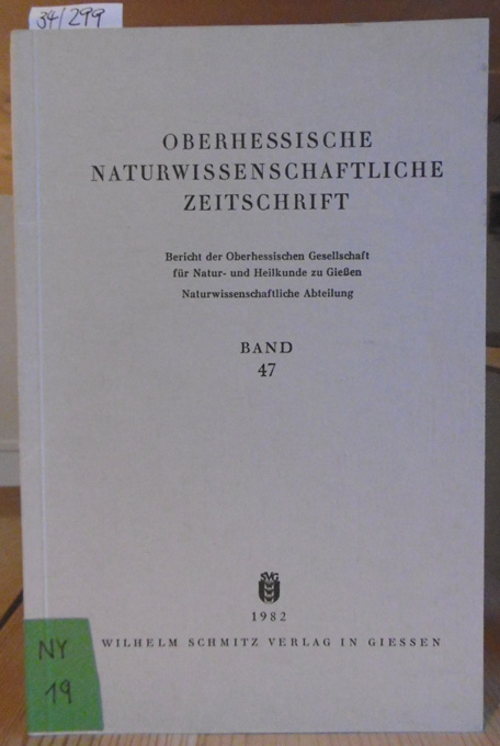 Beispiele von Wäldern und anderen Pflanzengesellschaften der Ufer-Vegetation in Hessen. In: Oberhessische Naturwissenschaftliche Zeitschrift, Band 47. - Knapp, Rüdiger