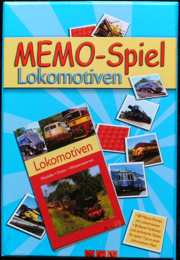 Memo-Spiel Lokomotiven