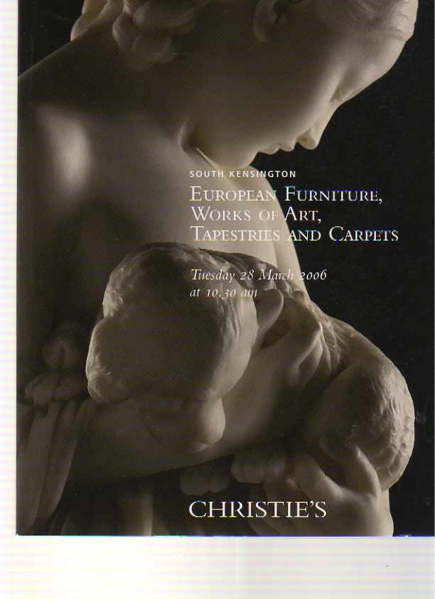 Christies 2006 Chess Sets, European Furniture, Tapestries Christie's [Used - Good]