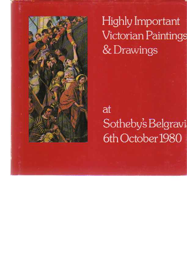 Sothebys 1980 Important Victorian Paintings, Drawings Sothebys [Satisfaisant]