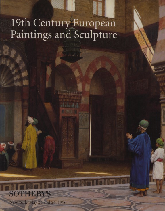 Sothebys May 1996 19th Century European Paintings and Sculpture Sothebys [Satisfaisant]