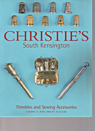 Auction Catalogue CHRISTIES Thimbles and Needlework Accessories December 2007 
