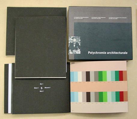 Polychromie Architecturale 3冊 コルビュジエ色彩建築 Polychromie architecturale: Le Corbusiers Farbenklaviaturen von