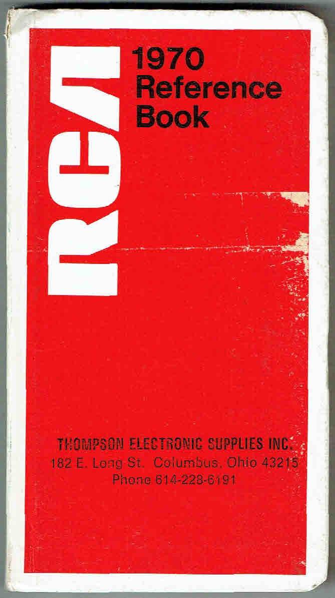 RCA REFERENCE BOOK 1970 by Radio Corporation of America Good Hardcover