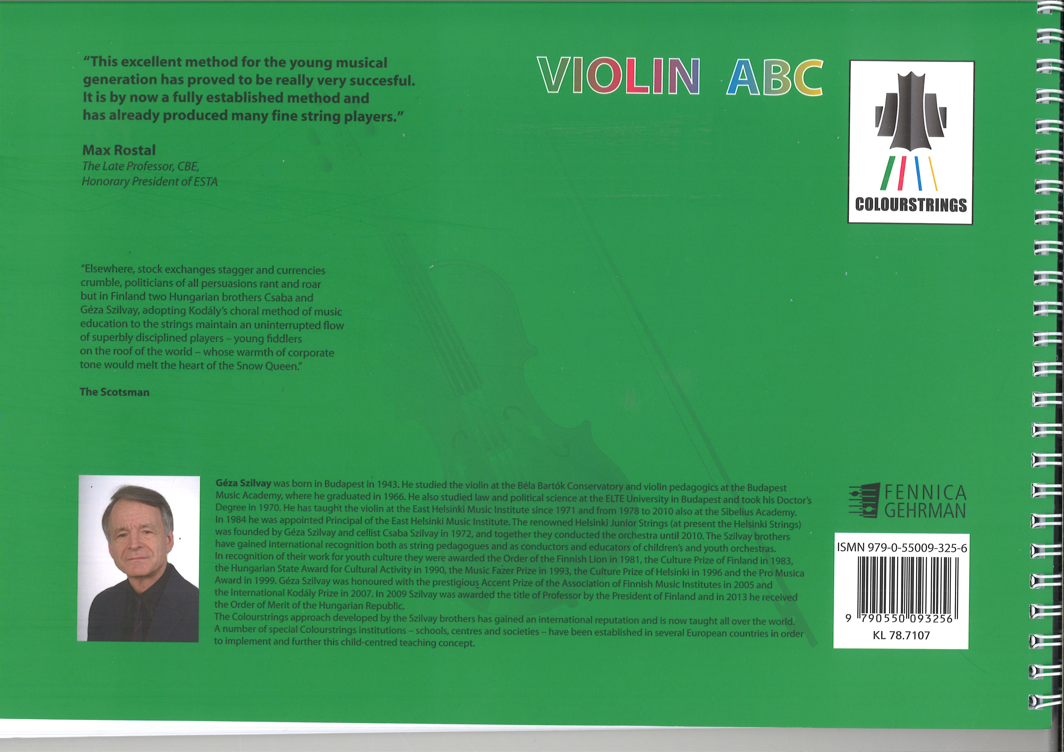 Colourstrings Violin ABC (Book A) by (2019) Sheet&nbsp;Music Ruslania