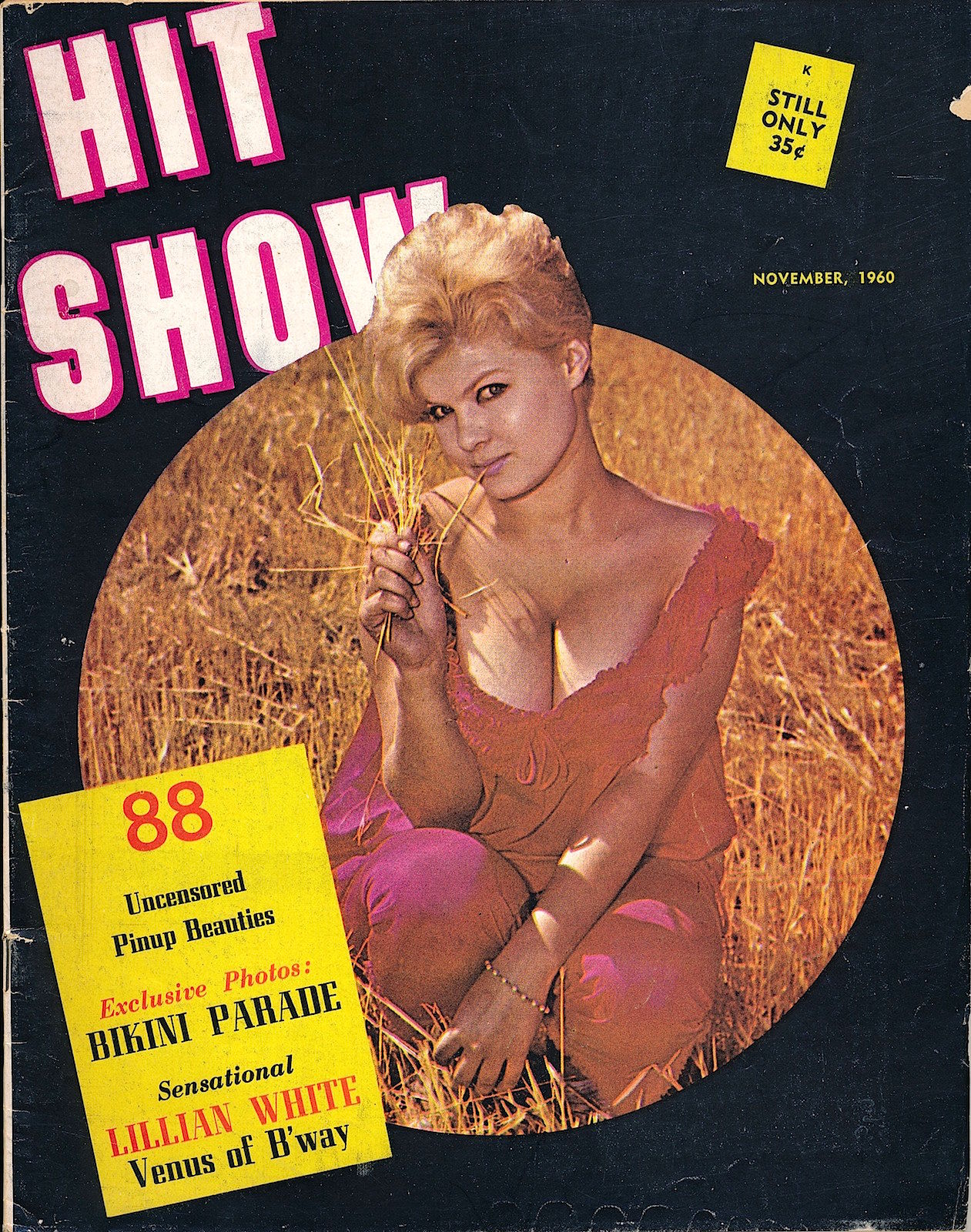 Hit Show Vintage Pinup Magazine Terry Higgins Cover De Mda