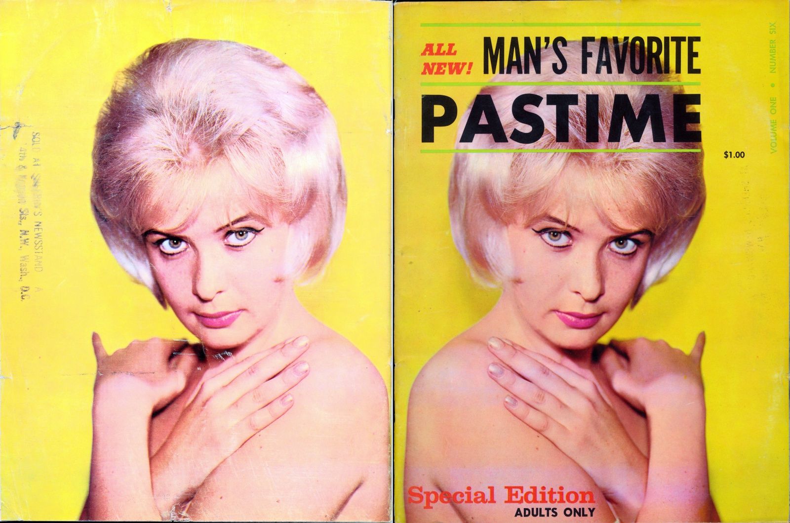 Mans Favorite Pastime Vintage Adult Magazine 1961 By Francis