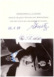 KARL DÖNITZ (1891-1980) GROßADMIRAL , LETZTER DEUTSCHER REICHSPRÄSIDENT ...