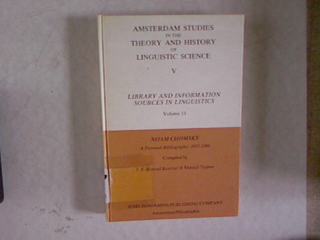 Noam Chomsky: A Personal Bibliography, 1951-1986 (Library & Information) - Koerner, E. F. K.