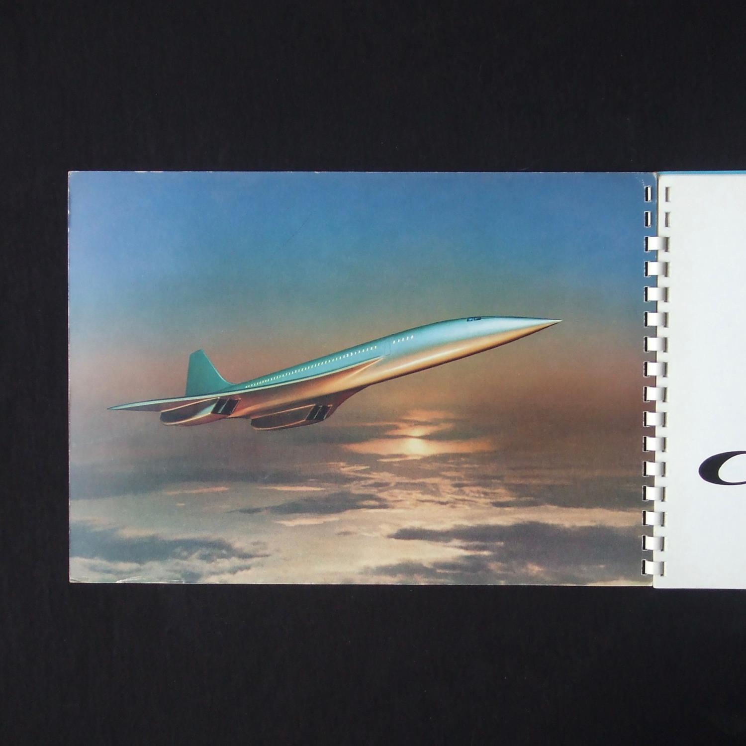CONCORDE Brochure SUD AVIATION British Aircraft Corporation 66 Pages 