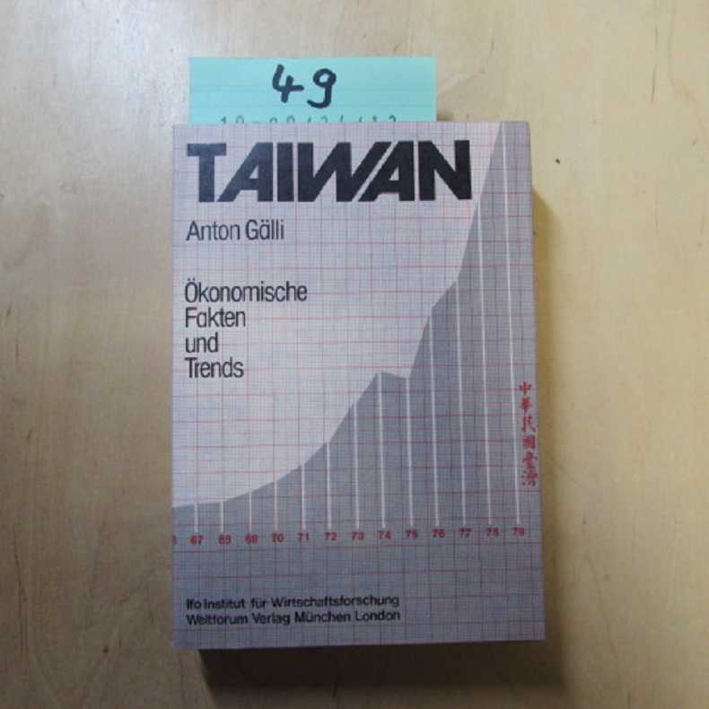 Taiwan - Ökonomische Fakten und Trends - Gälli, Anton