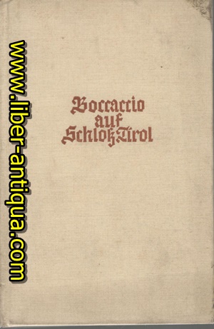 Boccaccio auf Schloß Tirol - Ein Maultaschroman - von Schullern, Heinrich