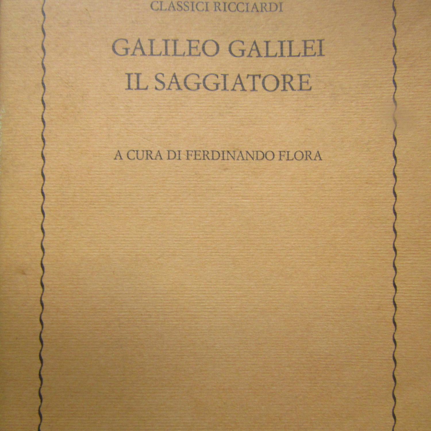 Il saggiatore - Galileo Galilei