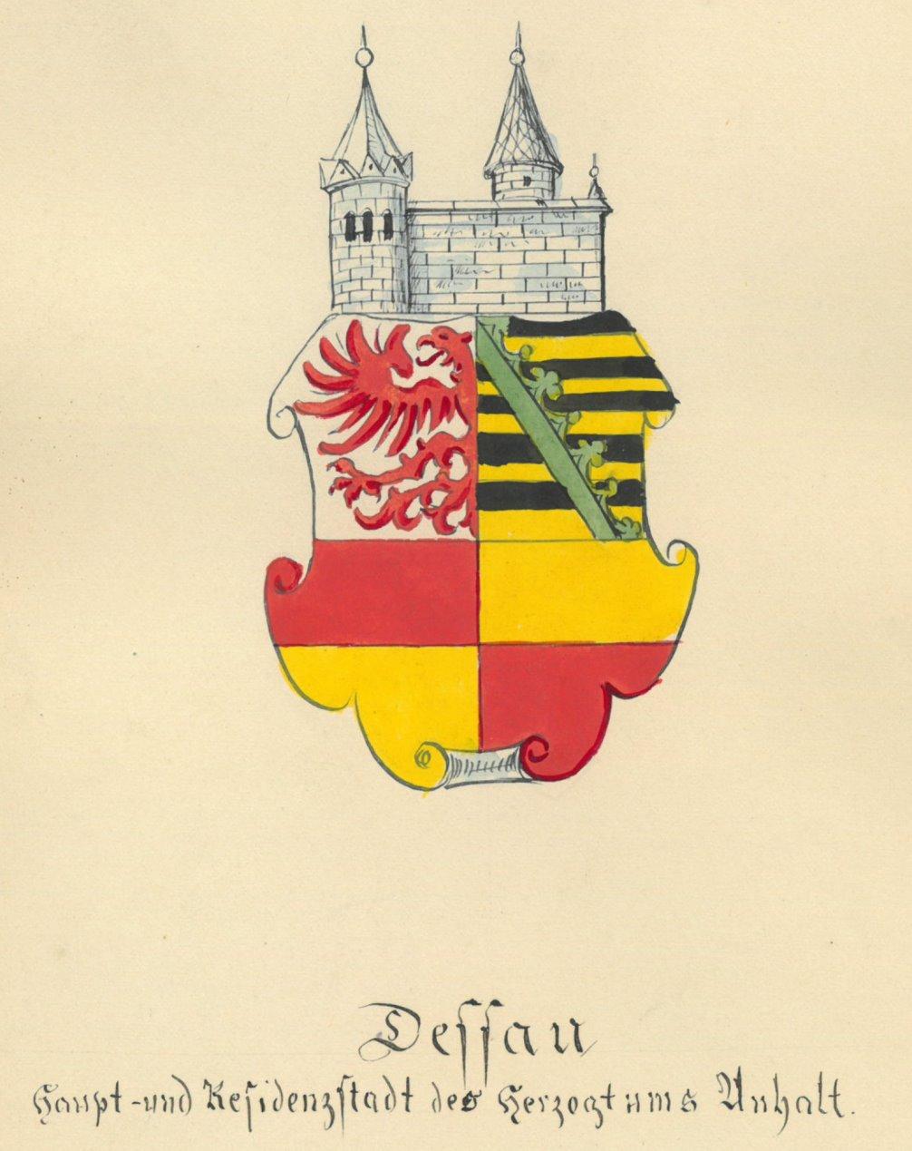 anhalt dessau wappen wappen - ZVAB