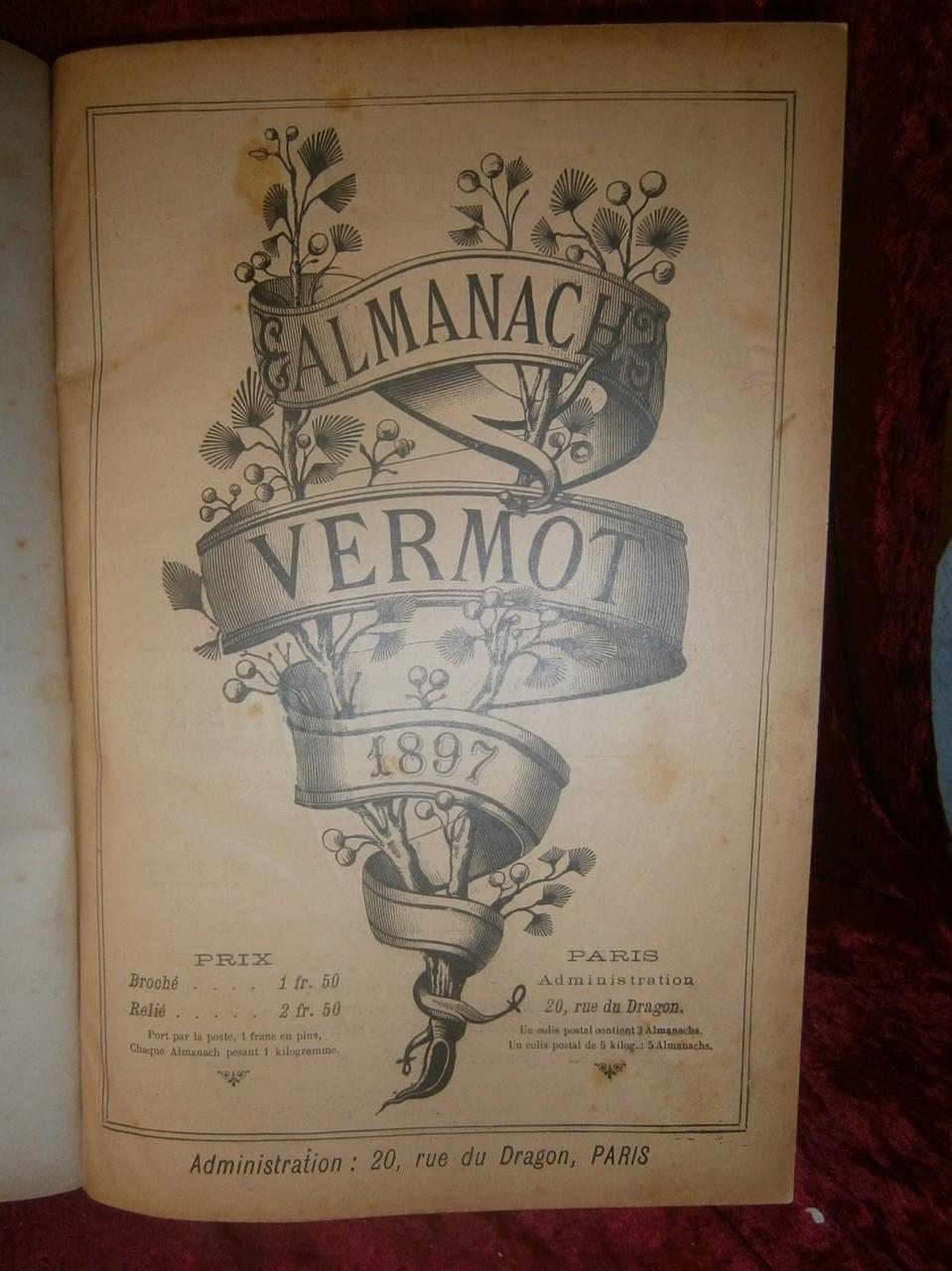 ALMANACH VERMOT 1897 by VERMOT Bon Couverture rigide LA FRANCE GALANTE