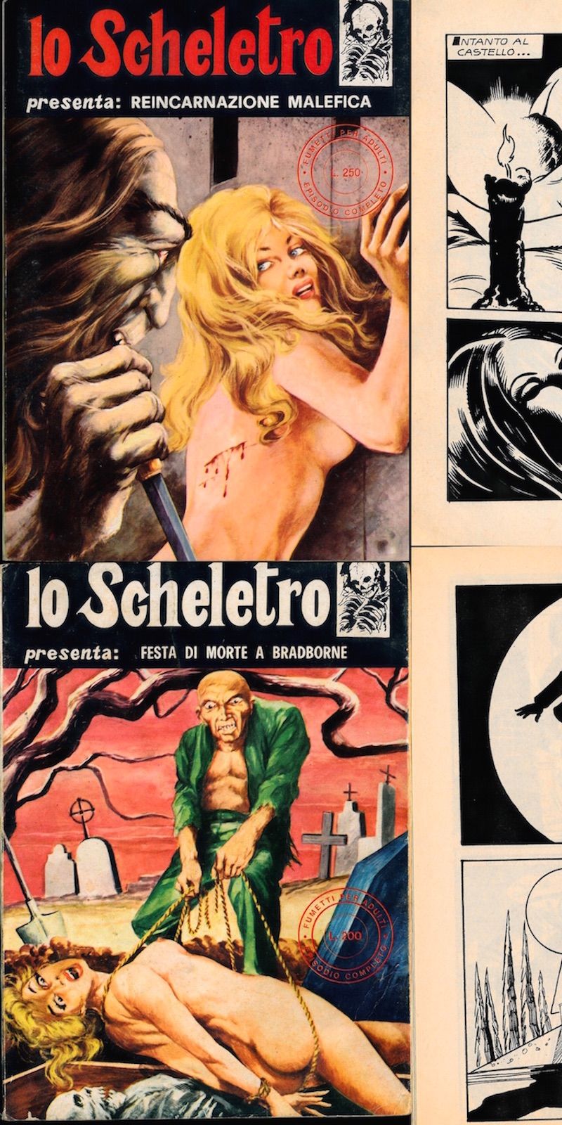 Erotic comics italian Italian Comics