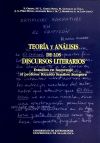 Teoría y análisis de los discursos literarios - VV. AA.