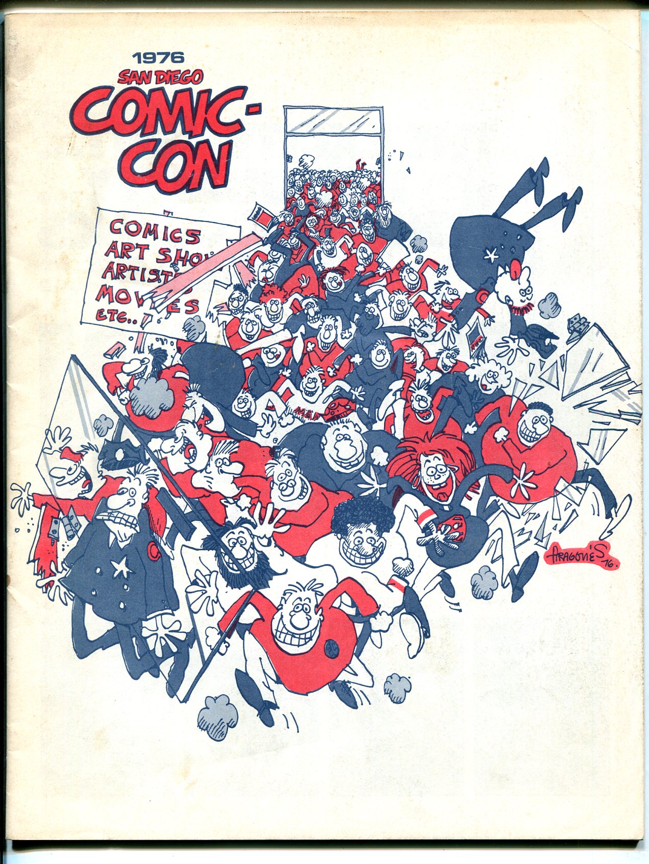 San Diego ComicCon Program Book 1976Sergio AragonesAlex TothJack