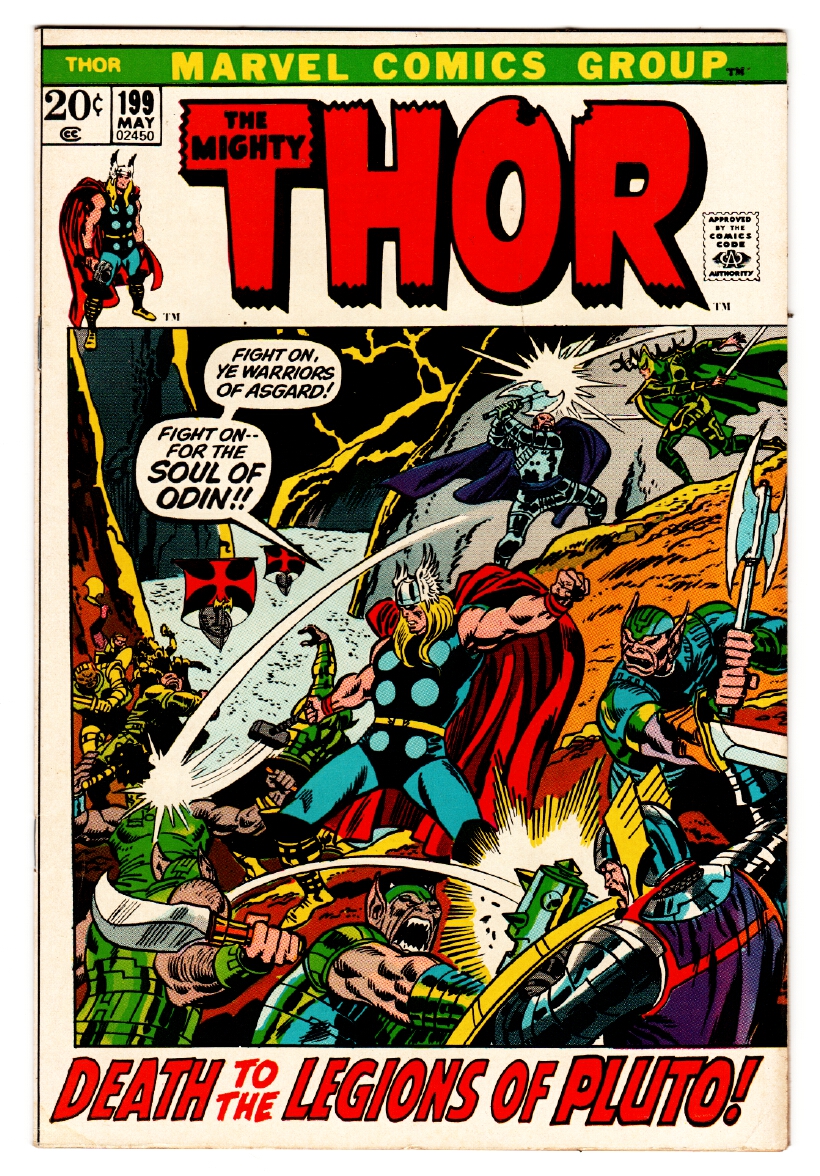 THOR #199 comic book 1972 MARVEL First appearance EGO PRIME: (1972