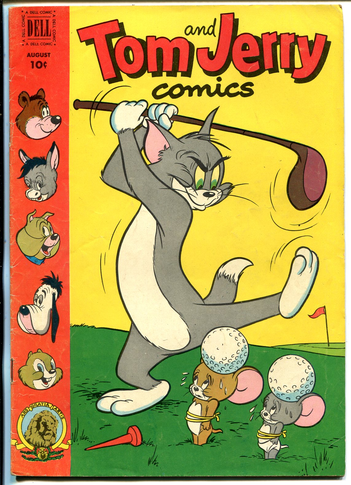 Tom & Jerry #97 1952-Dell-MGM Cartoons-Barney Bear-Tuffy-Ralph Kiner-VG:  (1952) Comic | DTA Collectibles