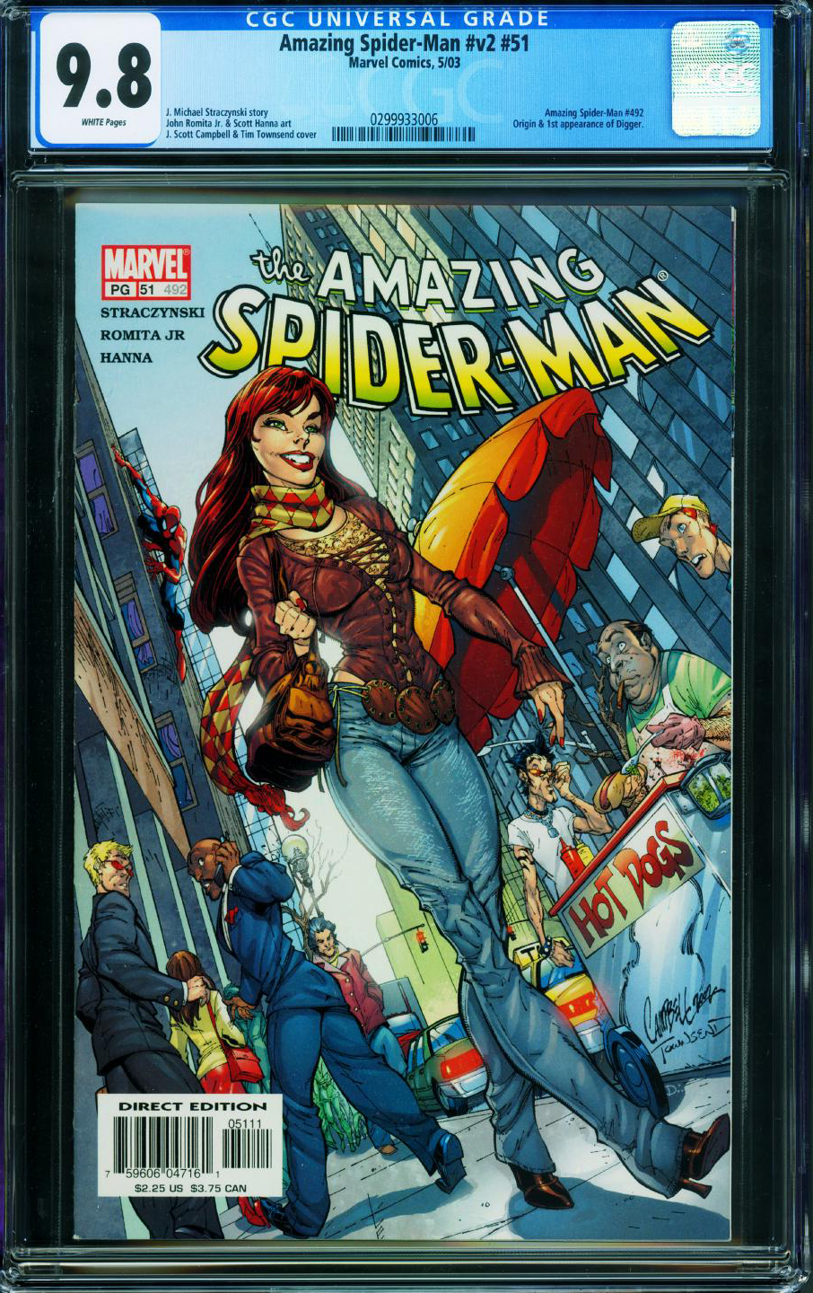 SCOTT CAMPBELL ~ Sold Separately AMAZING SPIDER-MAN #2A,2B,2C,2D,2E SIGNED BY J