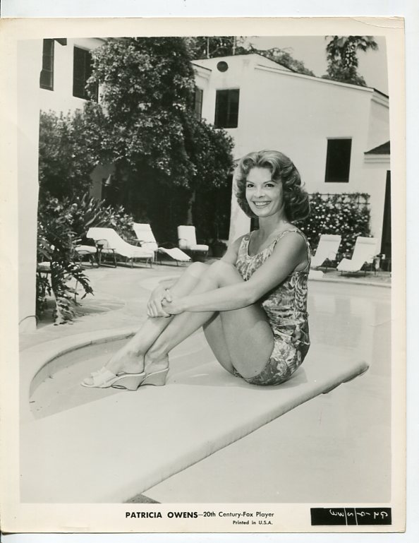 Patricia Owens-Actress-Cheesecake-Diving Board-8x10-B&W-Still: Photograph |  DTA Collectibles