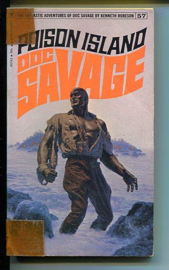 #57 1ST Edizione G DOC SAVAGE-VELENO Island ROBESON-G-James BAMA COVER 