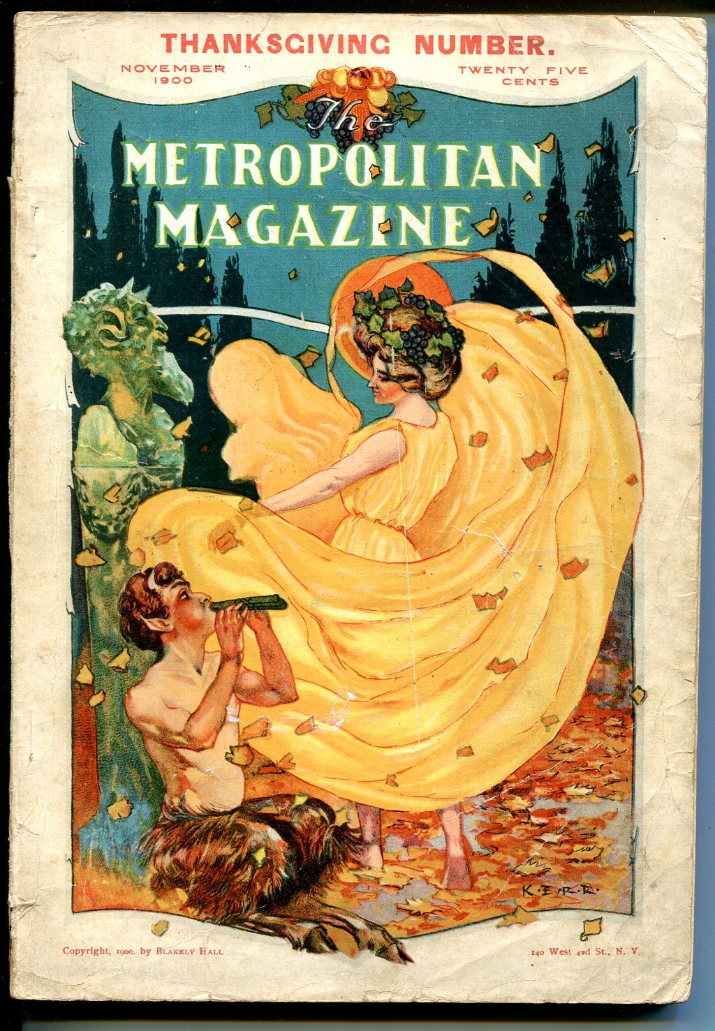 Metropolitan Magazine-11/1900-historic--pulp format-Kerr-Stephen Crane ...