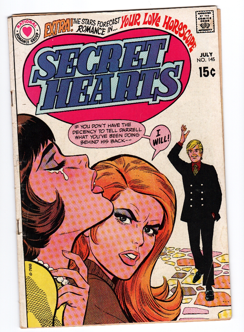 Secret Hearts #145 COMIC BOOK 1970-DC-classic DC romance-spicy art: (1970)  Comic | DTA Collectibles